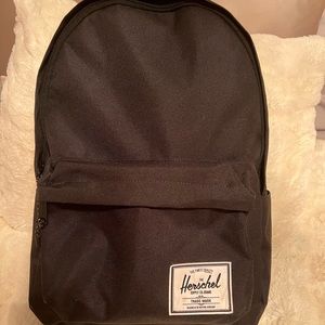 Black Herschel Backpack, good condition
